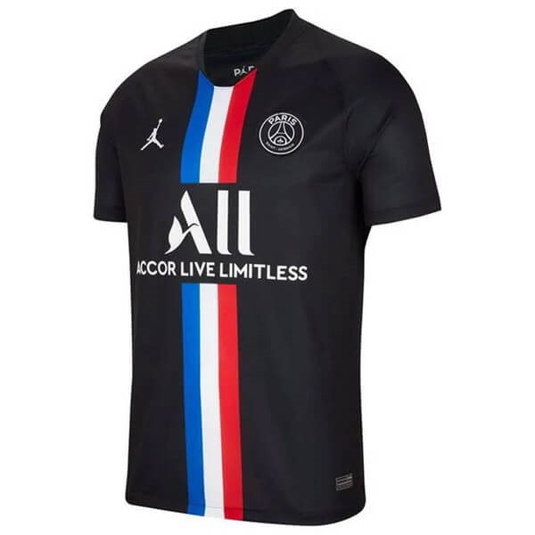 JORDAN Thailande Maillot Football Paris Saint Germain 4ª 2019-20 Noir